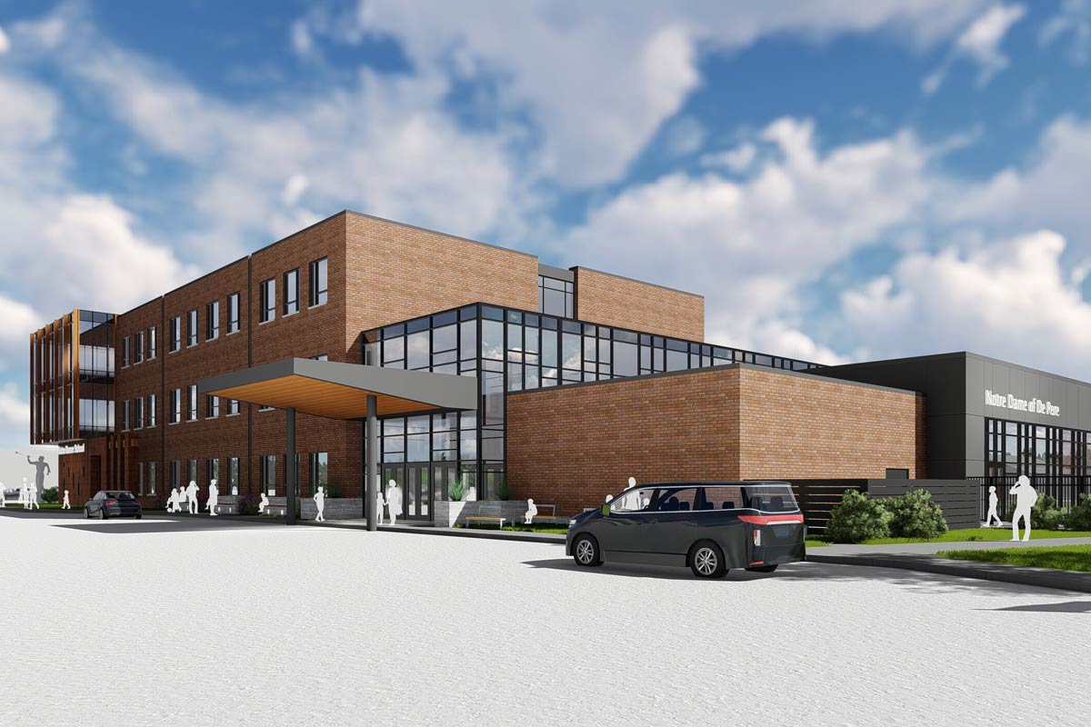 Notre Dame De Pere rendering