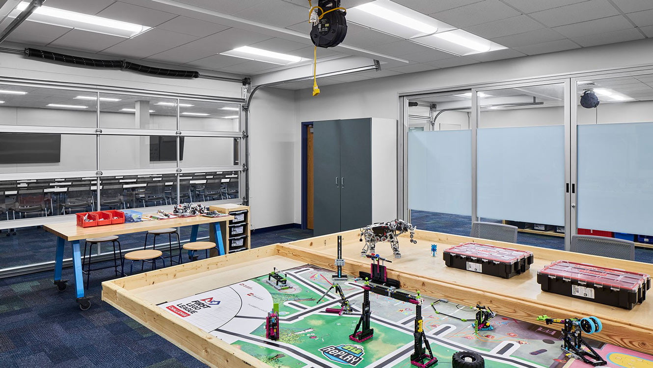 Cedarburg Middle School interior