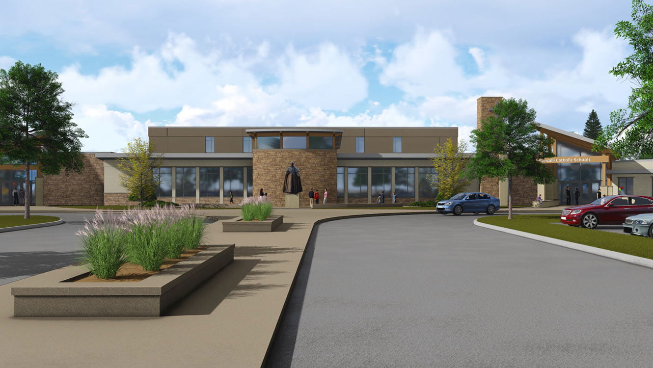 St. John's XXII Campus Rendering