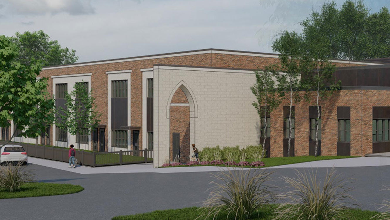 Trinity Church & School rendering