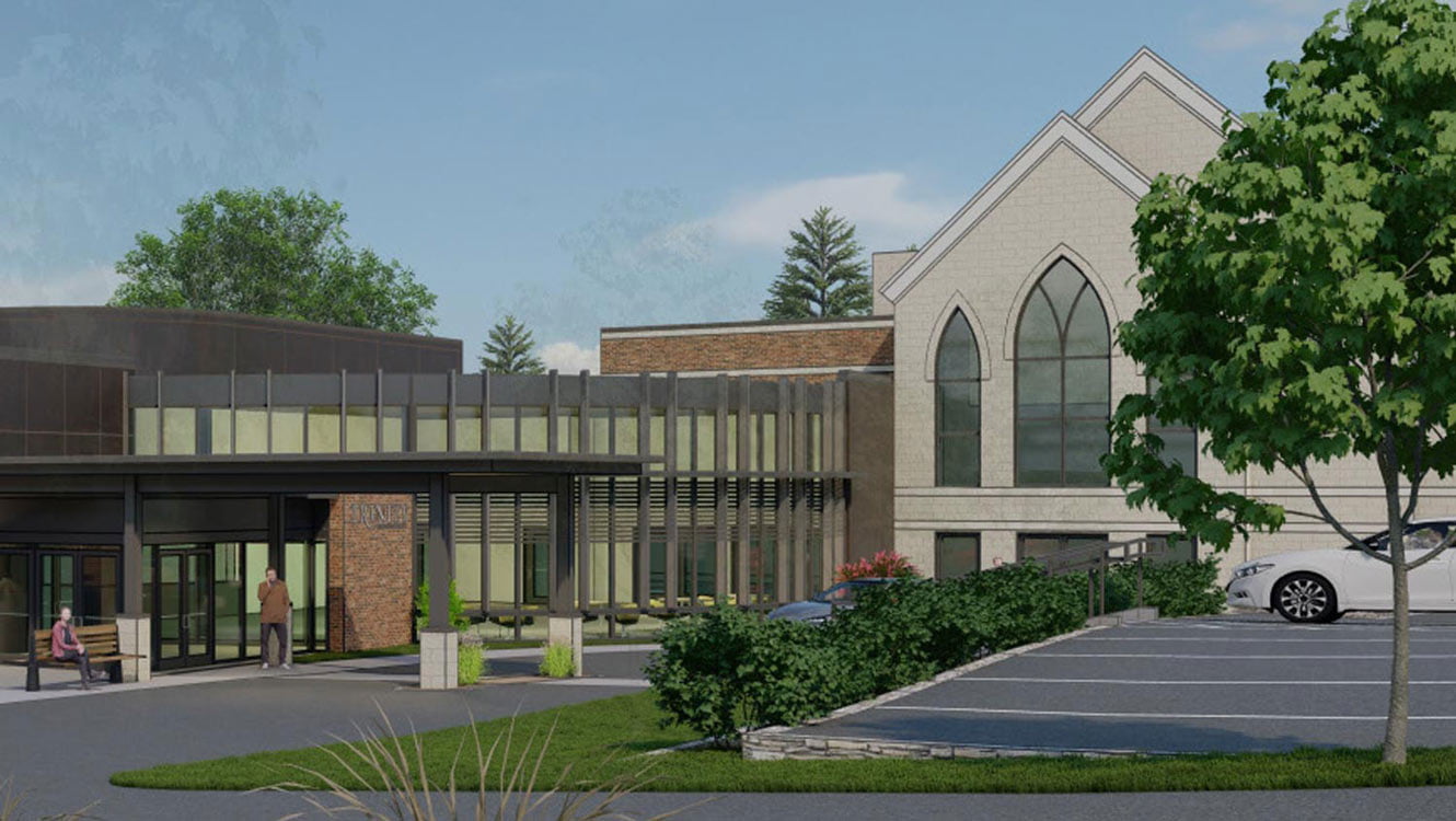 Trinity Church & School rendering