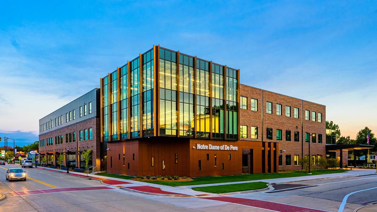 Notre Dame De Pere exterior