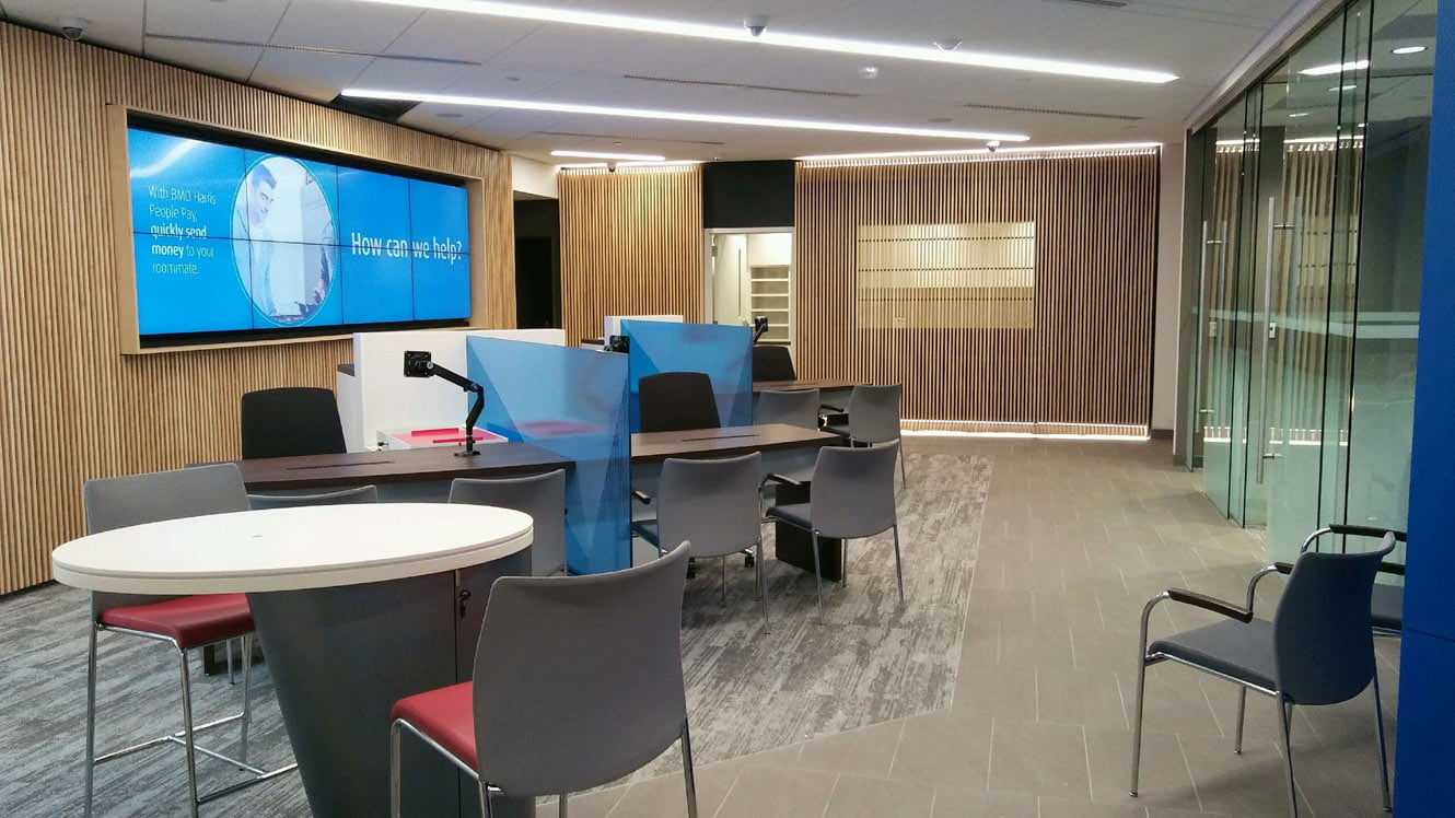 BMO Harris Bank Sherman Park Branch interior