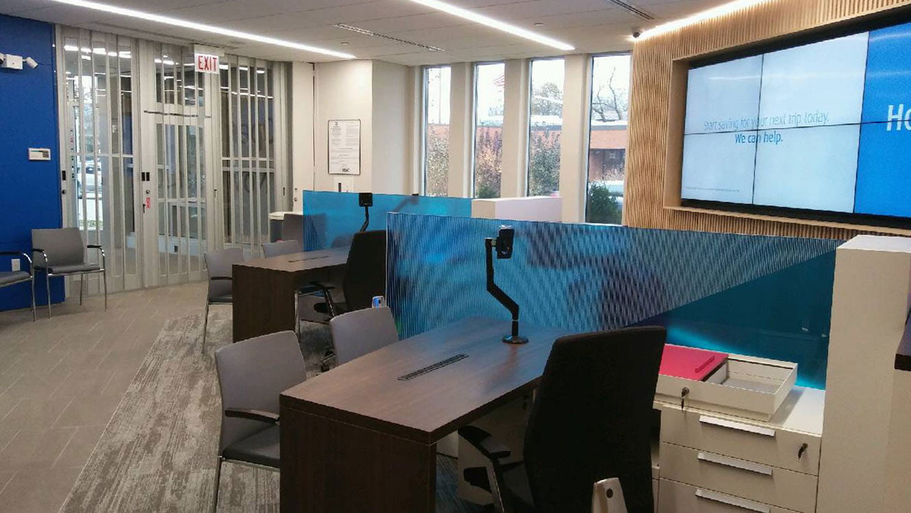 BMO Harris Bank Sherman Park Branch interior