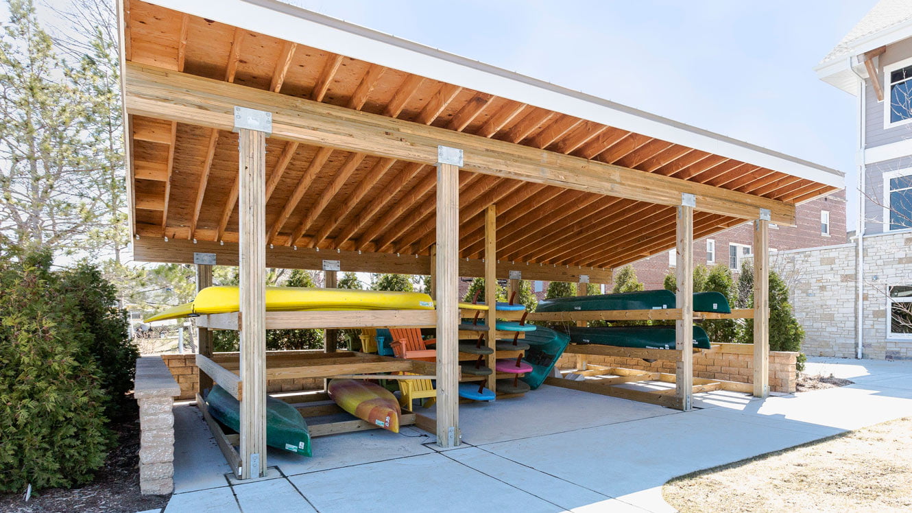 Oconomowoc Community Center boat storage