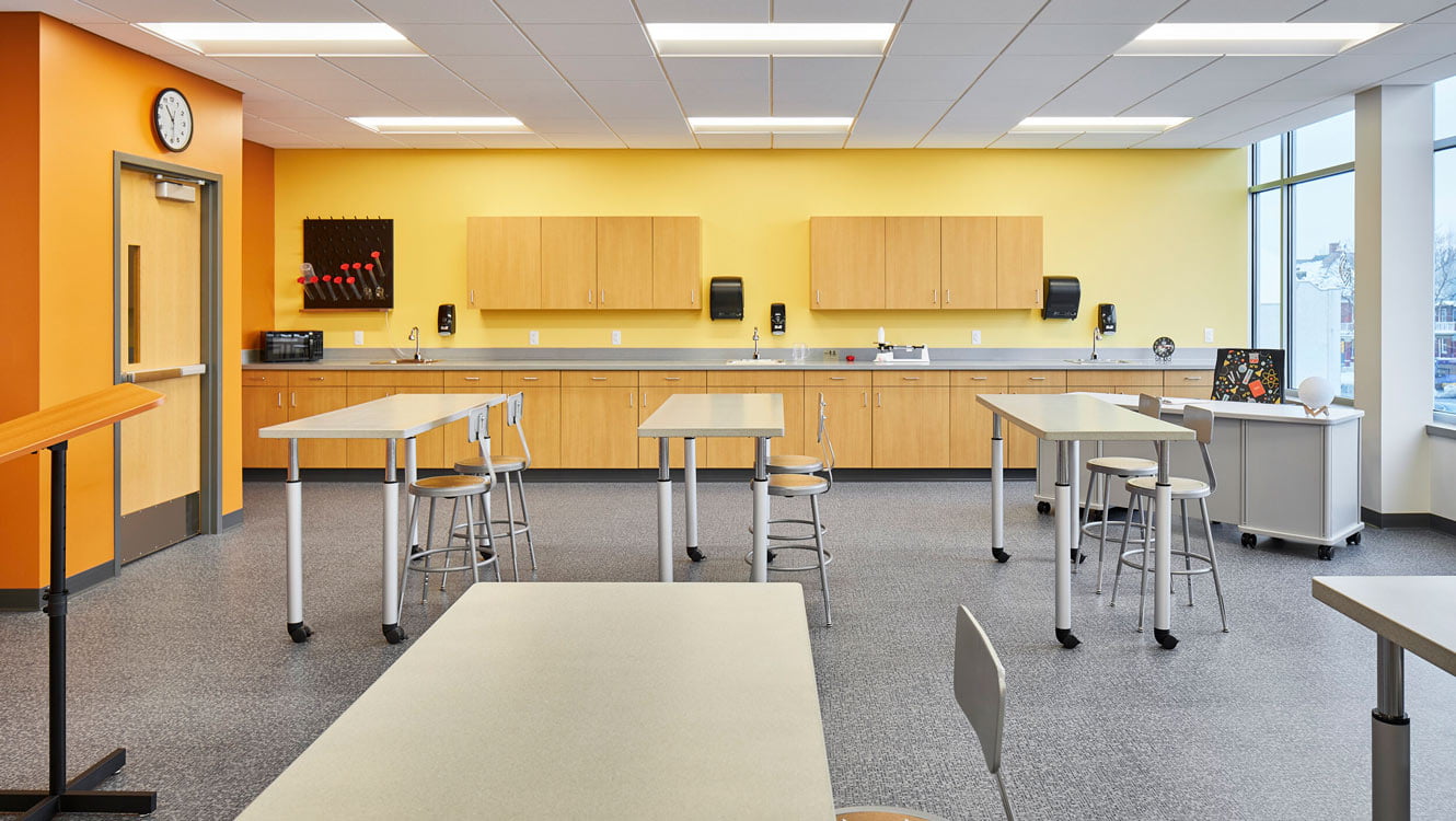 Notre Dame School interior