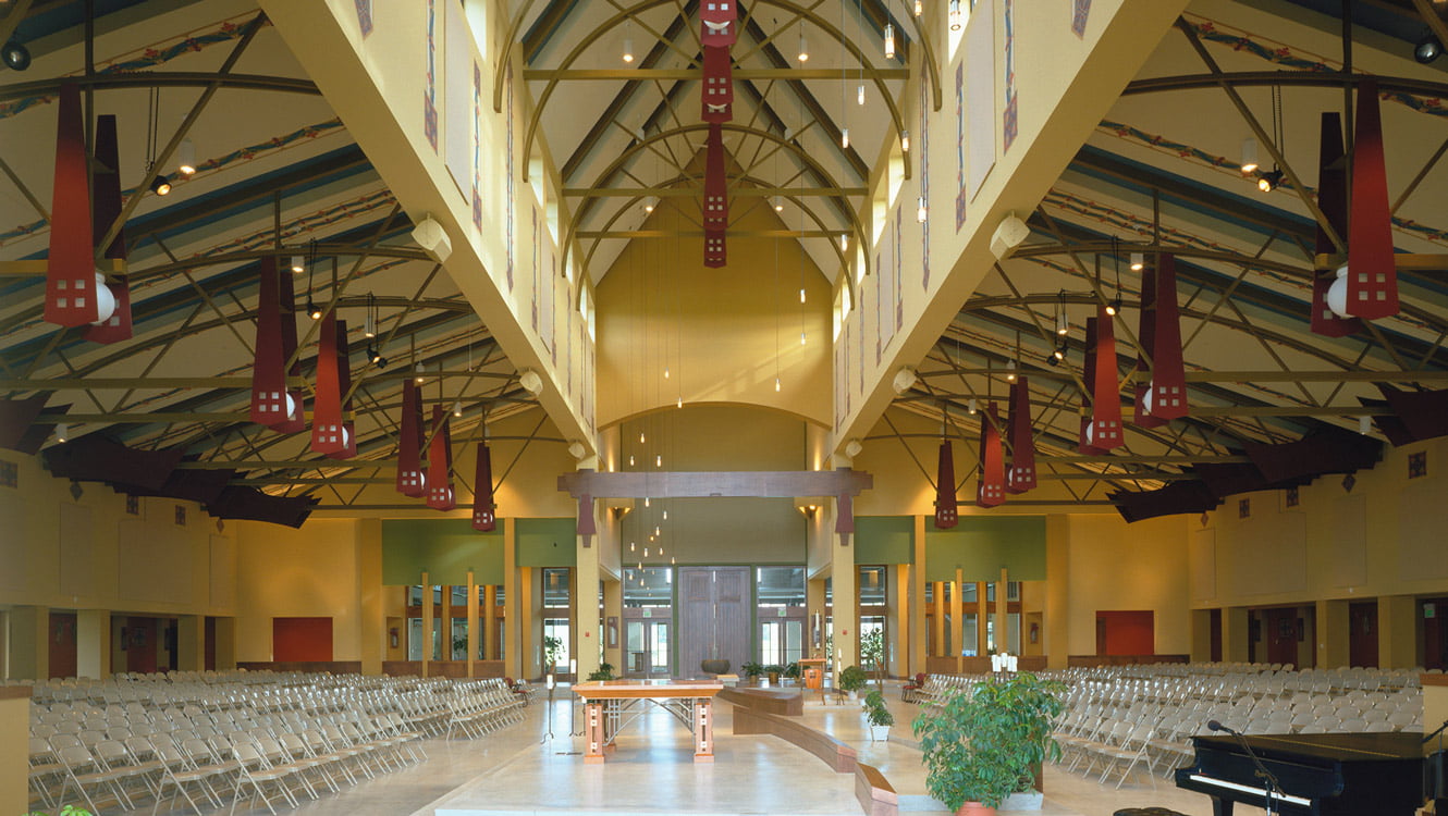 St Anne Catholic church interior