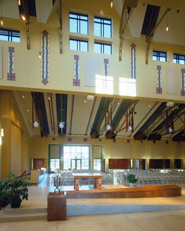 St Anne Catholic church interior