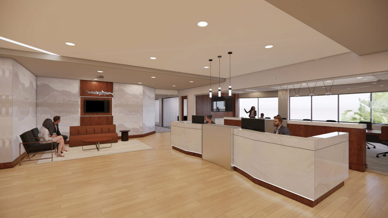 Annex Reception Area- rendering